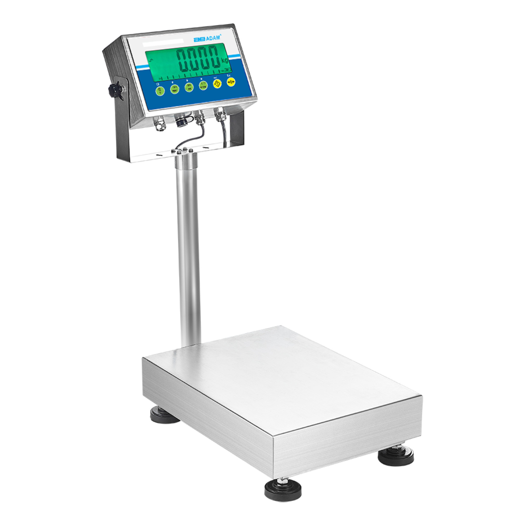 Adam Equipment, Gladiator Washdown Scale 30kg x 2g, Capacity 65 lb, Platform Length 15.7 in, Platform Width 11.8 in, Model# GGB 65A